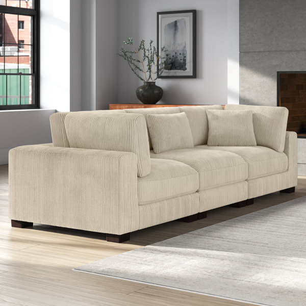 Camel colored 2024 microfiber couch